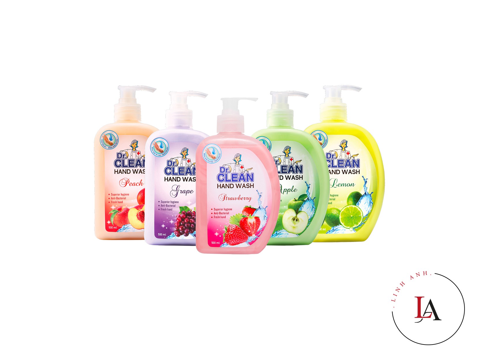 Nước rửa tay Dr Clean 500ml